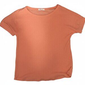 Woman’s Peach Bombom Short Sleeve Shirt